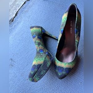 Nine West Peacock 🦚 Platform Shoes